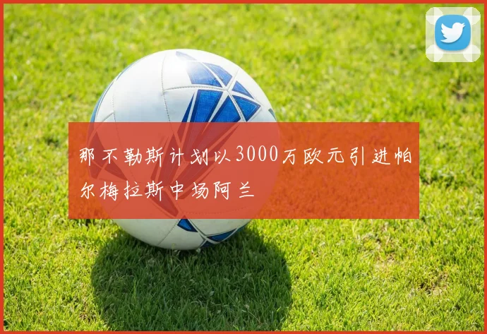 那不勒斯计划以3000万欧元引进帕尔梅拉斯中场阿兰
